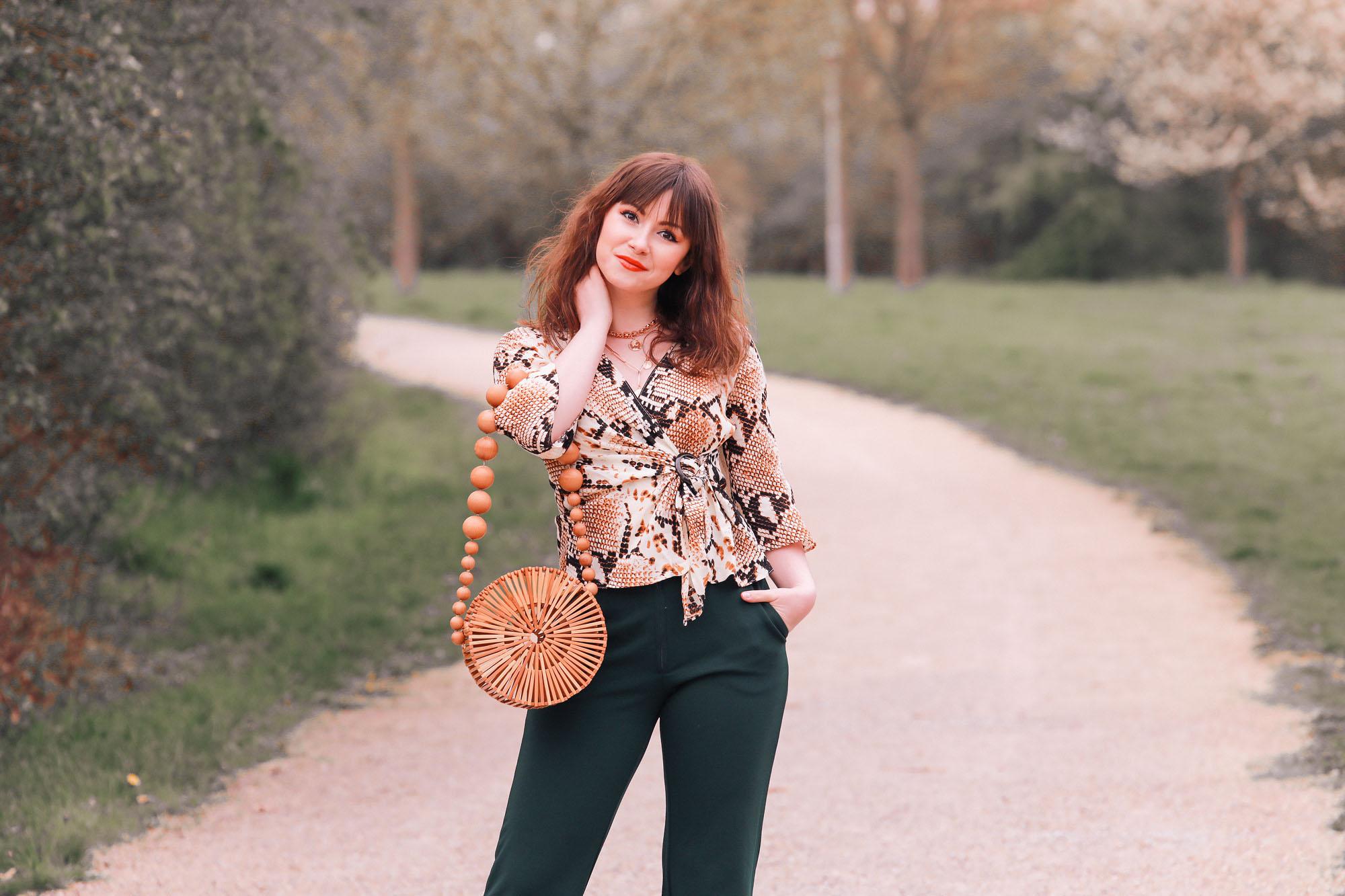 Schlangenmuster-Animalprint Trend